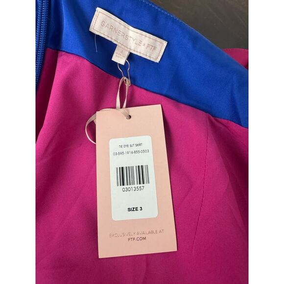 Tie Dye Maxi Skirt with Side Slit - Garnerstyle X FTF  Size 3 - Picture 10 of 10